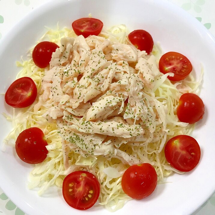 チキンとミニトマトのレモンサラダ レシピ 作り方 By もぐもぐばばち 楽天レシピ